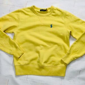 Polo by Ralph Lauren Yellow boys XS sweatshirt